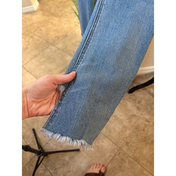 Tory Burch Pardon My French Mid Rise Relaxed Straight Leg Jeans Size 25 MSRP$295 - Picture 7 of 8